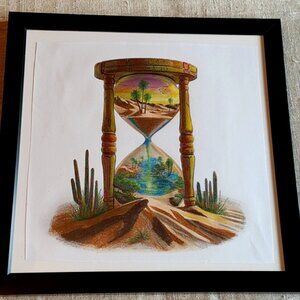 ARTWORK: HOURGLASS IN 🌴 PALM TREE DESERT
